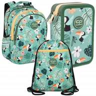 Szkolne artykuły papiernicze - Coolpack Zestaw Toucans Plecak Joy S Worek Vert Piórnik Z Wyposażeniem Jumper 3 - miniaturka - grafika 1