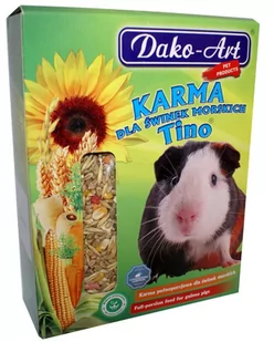 Dako-Art Tino pełnowartościowy pokarm dla świnek morskich 1kg - Karma dla gryzoni - miniaturka - grafika 1