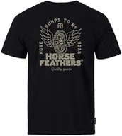 Koszulki męskie - t-shirt HORSEFEATHERS WHEEL TECH T-SHIRT Titanium - miniaturka - grafika 1