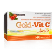 Przeziębienie i grypa - Olimp LABORATORIES Gold-Vit C Junior proszek 15 saszetek - miniaturka - grafika 1