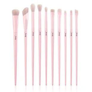 Jessup Makeup Lover Collection IV Crystal Pink Zestaw 10 Pędzli do Makijażu T496 - Pędzle do makijażu - miniaturka - grafika 1