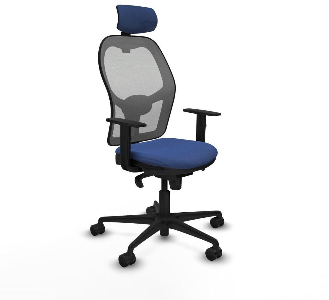 Krzesło Biurowe z Zagłówkiem Piqueras y Crespo 1D036N2 Granatowy