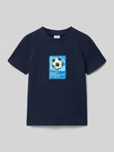 Koszulki dla chłopców - męski t-shirt o kroju regular fit z czystej bawełny - miniaturka - grafika 1