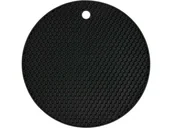Podstawki pod garnki - SILIKONOWA PODKŁADKA POD GARNEK CZARNA Fala 74790 - ZYSKAJ RABAT 30 ZŁ - miniaturka - grafika 1
