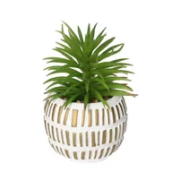 Sztuczne kwiaty - Dekoracja Sukulent w doniczce 13cm, 8 x 8 x 13 cm - miniaturka - grafika 1