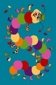 Dywany dla dzieci - Dywan Funky 80x120 Iwo turkus niebieski dziecięcy - miniaturka - grafika 1