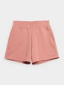 Spodenki męskie - 4F, Spodenki dresowe damskie, 4FSS23TSHOF070-64S, Łososiowy, Rozmiar S - miniaturka - grafika 1