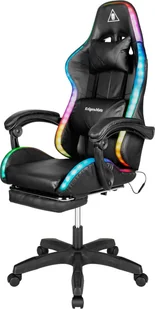 Kruger&Matz Fotel gamingowy KrugerMatz GX-150 Czarny LED - Fotele gamingowe - miniaturka - grafika 1