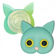Pozostałe akcesoria do telefonów - Uchwyt Do Telefonu Na Palec 3D Cat Holder Na Telefon Miętowy Samoprzylepny Phone Holder - miniaturka - grafika 1