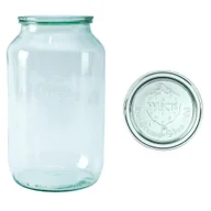 Pojemniki kuchenne - Słoik cylindryczny 3000 ml z pokrywką - op. 4 szt - miniaturka - grafika 1