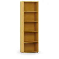 Meblościanki - Biblioteka INTEGRO, niska, 1920 x 600 x 400 mm, 4 półki, czereśnia - miniaturka - grafika 1