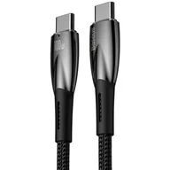 Kable USB - Baseus Glimmer Series kabel z szybkim ładowaniem USB-C 480Mb/s PD 100W 2m czarny - miniaturka - grafika 1