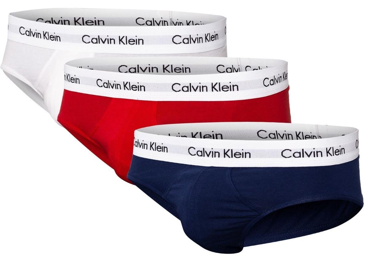 Calvin Klein, Slipy męskie, 3 Pack, rozmiar S