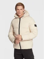 Kurtki męskie - Calvin Klein Kurtka zimowa Crinkle K10K110336 Beżowy Regular Fit - miniaturka - grafika 1