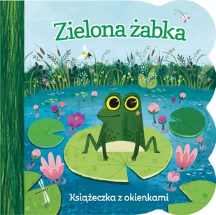 Zielona żabka Książeczka z okienkami Ginger Swift - Książki edukacyjne - miniaturka - grafika 1