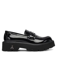 Półbuty damskie - Loafersy Patrizia Pepe PPJ962.01 Czarny - miniaturka - grafika 1
