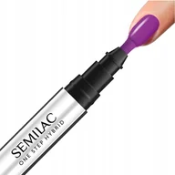 Lakiery hybrydowe - Semilac Semilac One Step Hybrid Plum Wine S780 3ml ZE0503-SOSS780 - miniaturka - grafika 1