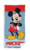 Okrycia kąpielowe dla dzieci - MYSZKA MICKEY Dziecięcy DUŻY RĘCZNIK Kąpielowy BAWEŁNIANY 140 cm - miniaturka - grafika 1