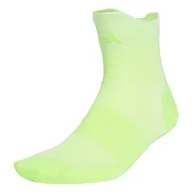 Skarpetki damskie - adidas Ochraniacze na buty i skarpety mieszane, white/lucid lemon, X-Small - miniaturka - grafika 1