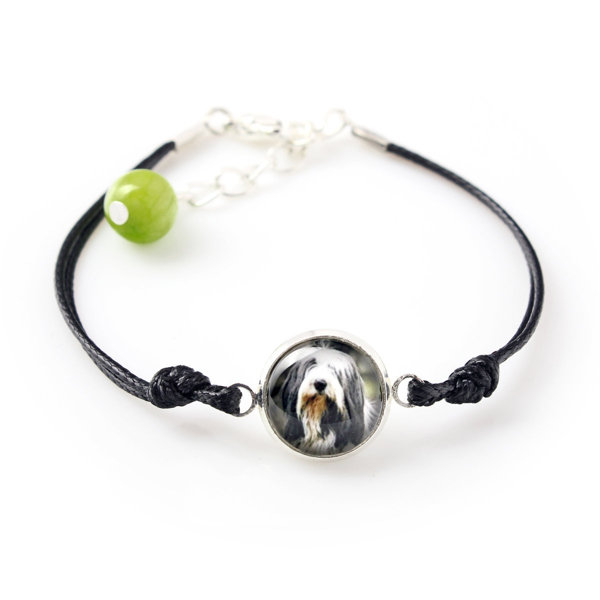 Bearded Collie, Highland Collie - bransoletka z twoim zdjęciem handmade, wyjątkowa biżuteria marki Art-Dog
