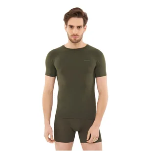 Koszulka Turystyczna Viking Lockness-Olive xxl - Koszulki sportowe męskie - miniaturka - grafika 1