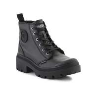 Buty sportowe damskie - Buty Palladium Pallabase Leather W (kolor Czarny, rozmiar EU 38) - miniaturka - grafika 1