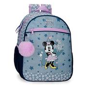 Plecaki szkolne i tornistry - Disney Minnie Style Plecak Przedszkole z wózkiem Niebieski 27x33x11 cms 9.8L Poliester, niebieski, Mochila Preescolar con Carro, Plecak przedszkolny z wózkiem - miniaturka - grafika 1