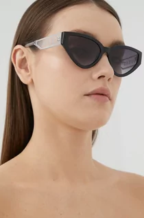 Okulary przeciwsłoneczne - Guess okulary przeciwsłoneczne damskie kolor czarny - grafika 1