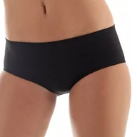 Bielizna sportowa damska - Majtki damskie classic bawełniane Brubeck Comfort Cotton HI00090A czarny - miniaturka - grafika 1