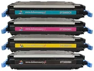 Tonery zamienniki - Komplet tonerów zamienników DT3000KPLH do HP Color LaserJet 2700 2700n 3000, pasuje zamiast HP Q7560A Q7561A Q7563A Q7562A 314A CMYK, 6500/3500 stron - miniaturka - grafika 1
