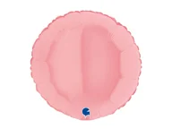 Balony i akcesoria - Balon foliowy okrągły różowy - 46 cm - 1 szt. - miniaturka - grafika 1