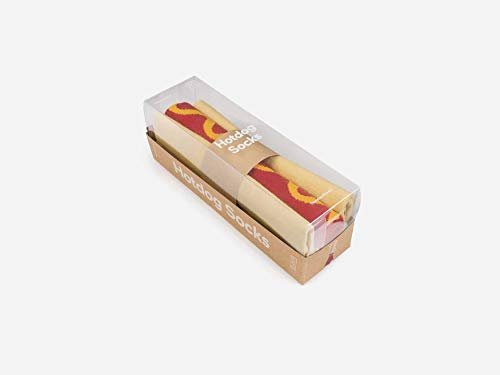 Doiy wysokie skarpety Hot Dog Brązowo-czerwone