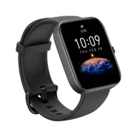 Smartwatch - Amazfit Bip 3 Pro Czarny - miniaturka - grafika 1