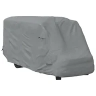Akcesoria motoryzacyjne - vidaXL Pokrowce na kampery, szare, 570x235x275 cm, włóknina - miniaturka - grafika 1