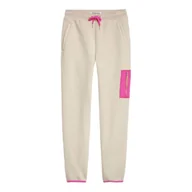 Spodnie damskie - Spodnie damskie Tommy Jeans Tiny Fleece polarowe dresowe-XXS - miniaturka - grafika 1
