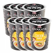 Zupy w płynie - Oyakata Zupka Chińska Makaron Chicken Ramen Zupa Błyskawiczna ZESTAW 8 szt. - miniaturka - grafika 1
