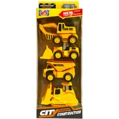 Samochody i pojazdy dla dzieci - Maszyna budowlana 4szt Mega Creative - miniaturka - grafika 1