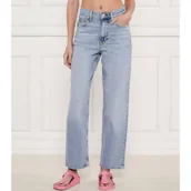 Spodnie damskie - Tommy Jeans Jeansy LAYLA | Straight fit | high waist - miniaturka - grafika 1