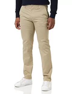 Tommy Hilfiger Denton Printed Structure Spodnie męskie, Pokonaj Khaki, 32W / 34L - Spodnie męskie - miniaturka - grafika 1