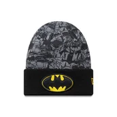Czapki i chusty sportowe męskie - Czapka zimowa dziecięca New Era Batman Youth DC Black Cuff Knit Beanie - 60691137 - miniaturka - grafika 1
