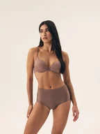 Biustonosze - Biustonosz usztywniany Necio Henderson beżowy 65E - miniaturka - grafika 1