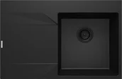 Zlewozmywaki - Deante Zlewozmywak granitowy 1-komorowy Evora grafit ZQJ_G11L - miniaturka - grafika 1