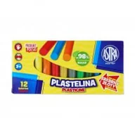 Masy plastyczne - Astra Plastelina okrągła 12 kolorów - miniaturka - grafika 1