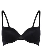 Biustonosze - Tommy Hilfiger Damski biustonosz z fiszbinami Kobiety Sztuczne włókno niebieski jednolity, 75B - miniaturka - grafika 1