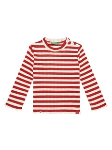 United Colors Of Benetton Bluzka 33LQG10J7 Czerwony Regular Fit - Bluzki damskie - miniaturka - grafika 1