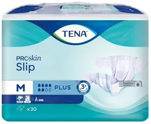 TENA ProSkin Slip Plus Pieluchomajtki M 30 sztuk - Pieluchy dla dorosłych - miniaturka - grafika 3