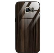 Etui i futerały do telefonów - Etui drewniane Samsung Galaxy S7 Edge Premium Wood Dark Brown Forestzone Glass - miniaturka - grafika 1
