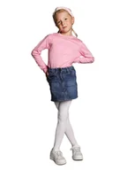 Rajstopy - Rajstopy dziewczęce bawełniane ażurowe białe 128-134 YOCLUB - miniaturka - grafika 1