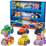 Figurki dla dzieci - Psi Patrol zestaw 6 autek pojazdy z figurkami Pup Squad Racers - miniaturka - grafika 1
