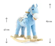 Zabawki na biegunach - Koń Pony Blue - miniaturka - grafika 1